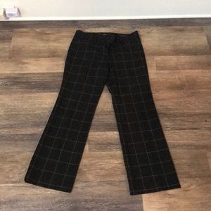 Loft Marisa Trouser in black and white plaid!